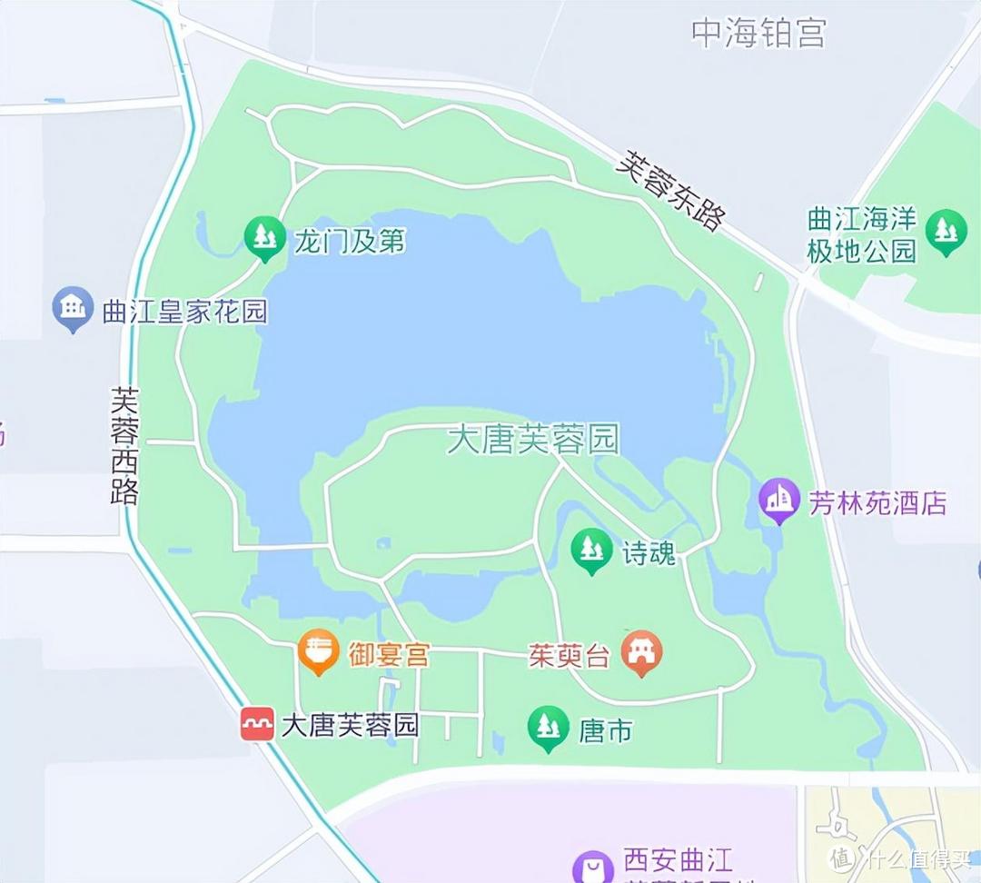 西安大雁塔景区地图图片