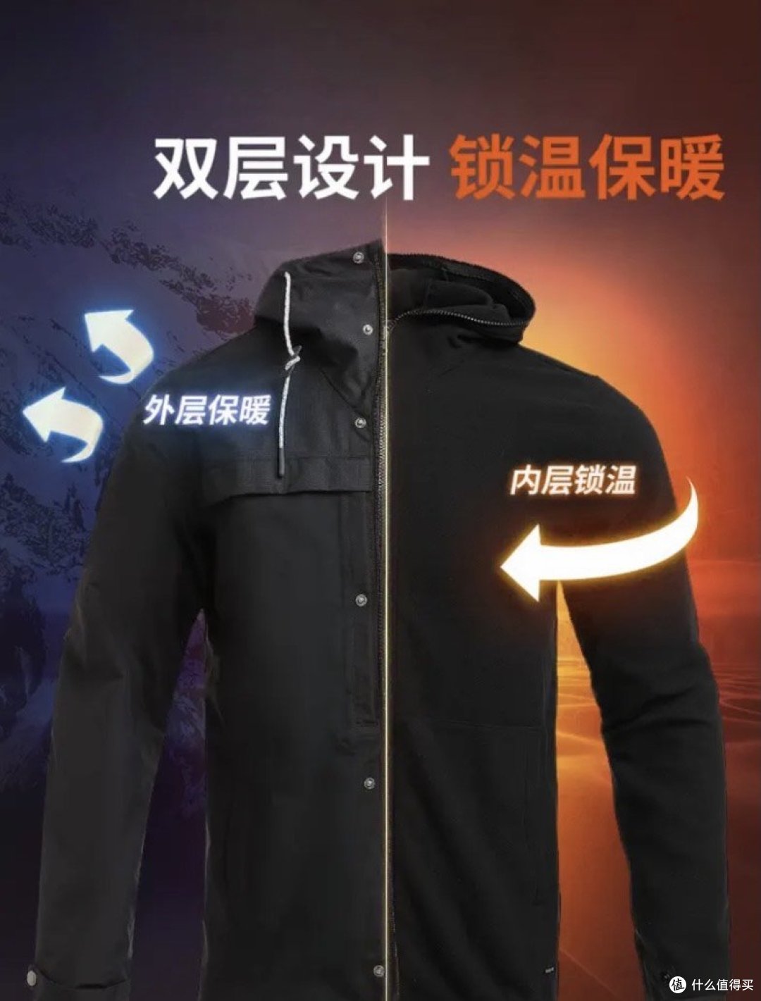 迪卡侬三合一冲锋衣,助你穿越寒冬