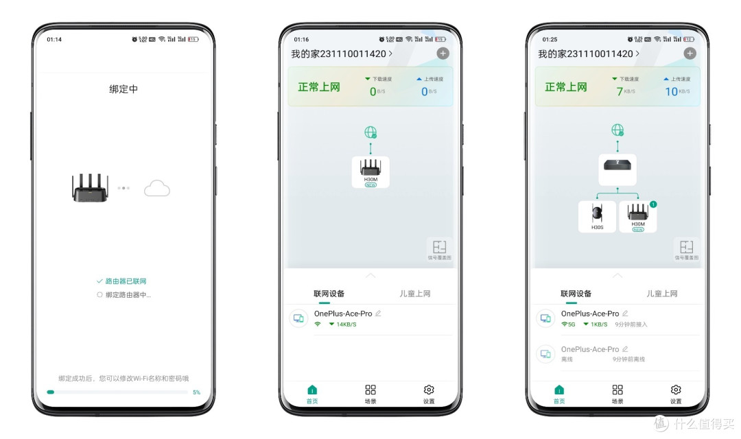 真信号,高速率,锐捷蜂鸟套装路由解决大户型的网络问题