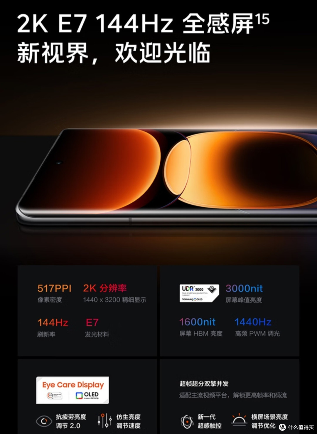vivo iQOO 12Pro 16GB+512GB传奇版 2K E7 144Hz屏幕 大底主摄潜望式长焦 第三代骁龙 8 自研电竞芯片