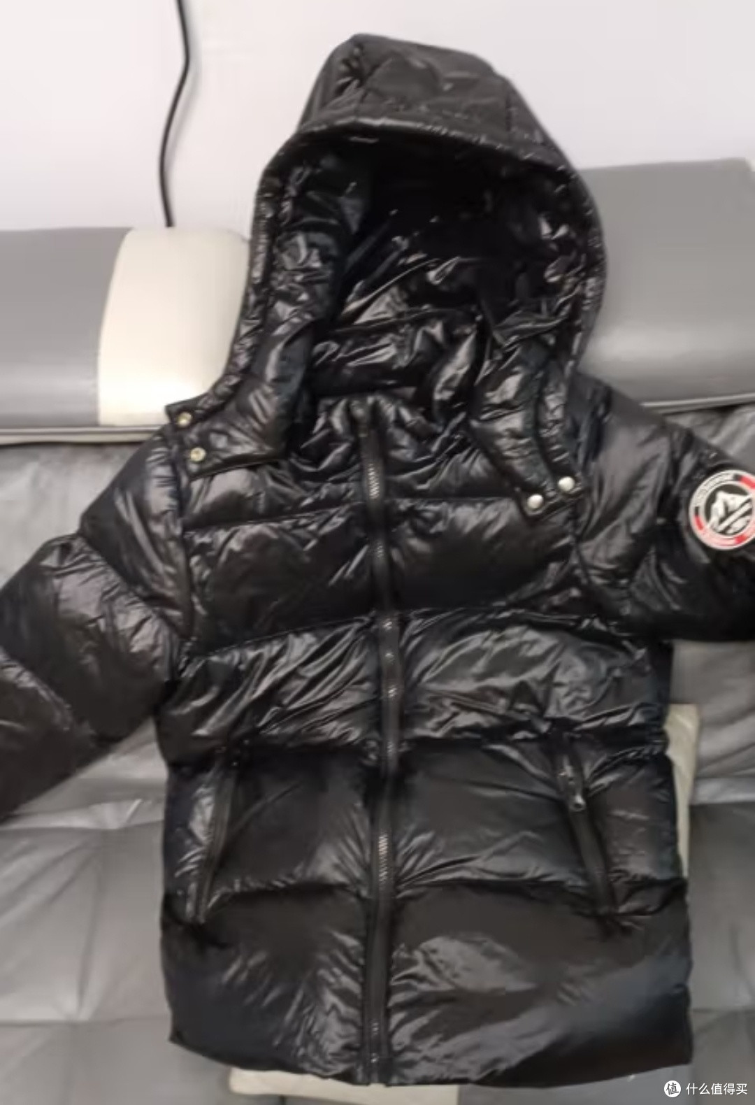双11给宝贝儿买的羽绒服。