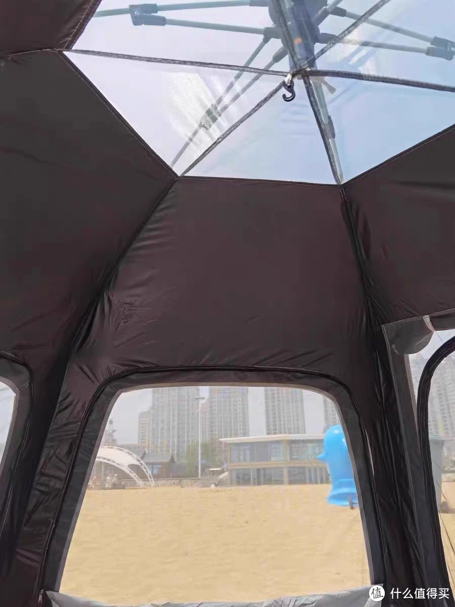 野外露营神器：城市波浪帐篷户外折叠便携式全自动加厚野餐野营过夜露营全套装备