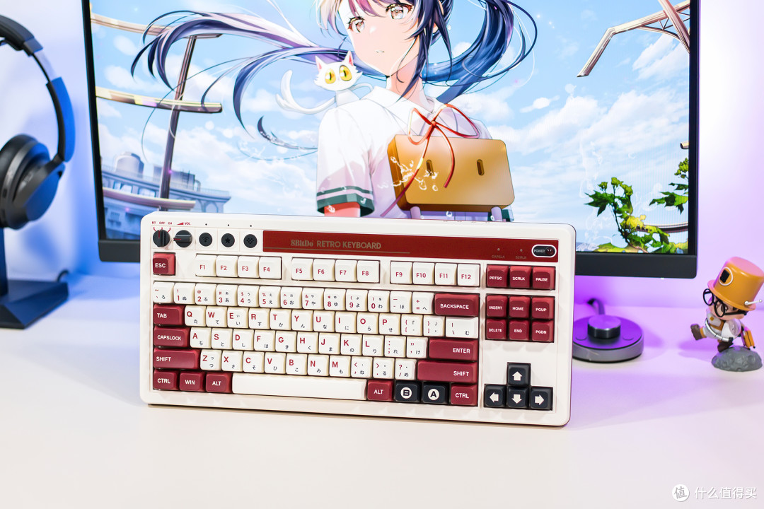 复刻经典设计，梦回红白机年代，八位堂8BitDo复古三模机械键盘评测