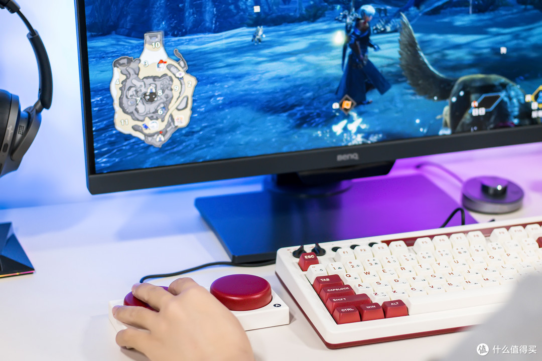 复刻经典设计，梦回红白机年代，八位堂8BitDo复古三模机械键盘评测