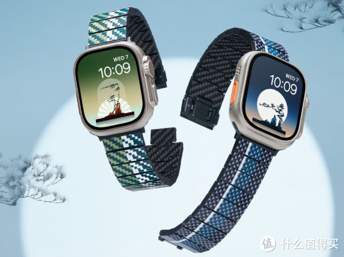 Apple Watch Ultra和碳纤维更配，PITAKA碳纤维表带+凯夫拉表壳