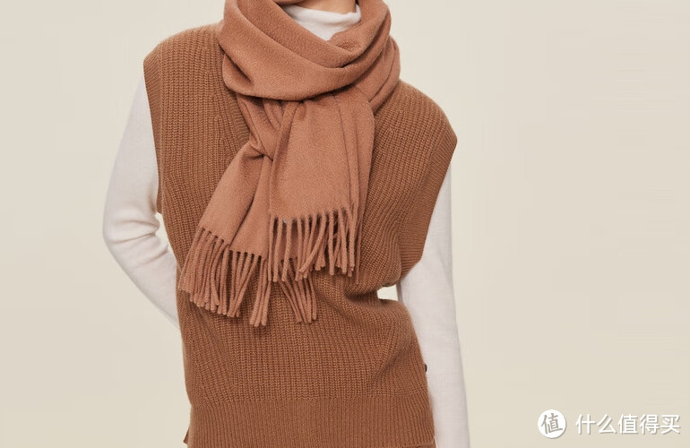 冬季保暖穿搭-羊绒围巾