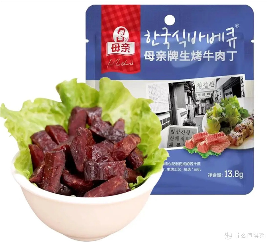 母亲牛肉丁 韩式烧烤味：口感独特的健康休闲零食，满足味蕾和营养需求