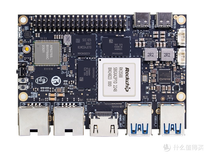 Banana Pi BPI-M7 迷你尺寸开源硬件开发板采用瑞芯微RK3588芯片设计