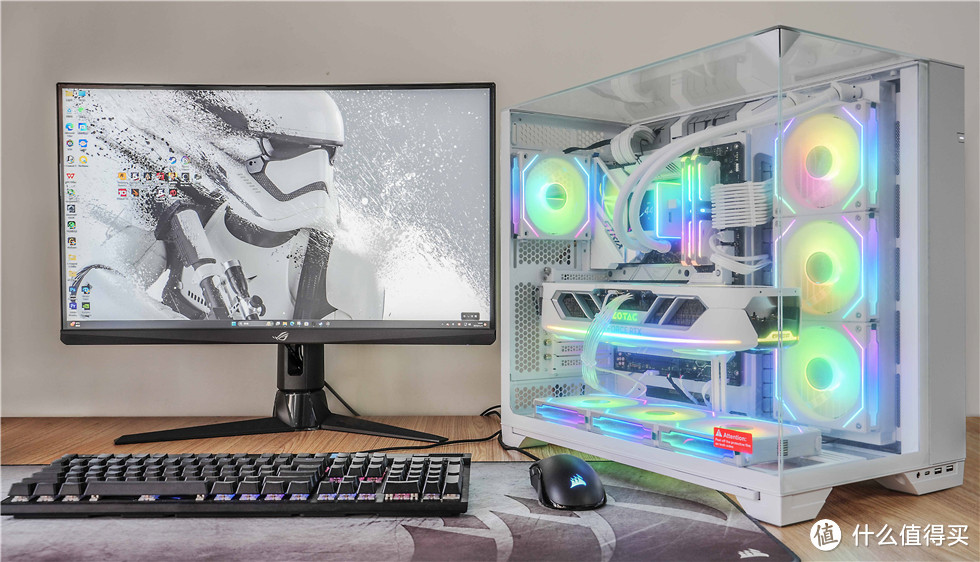 三面透明的大海景房——联力包豪斯O11 VISION机箱+ROG Z790-A WIFI S吹雪主板+索泰4090 PGF OC装机分享