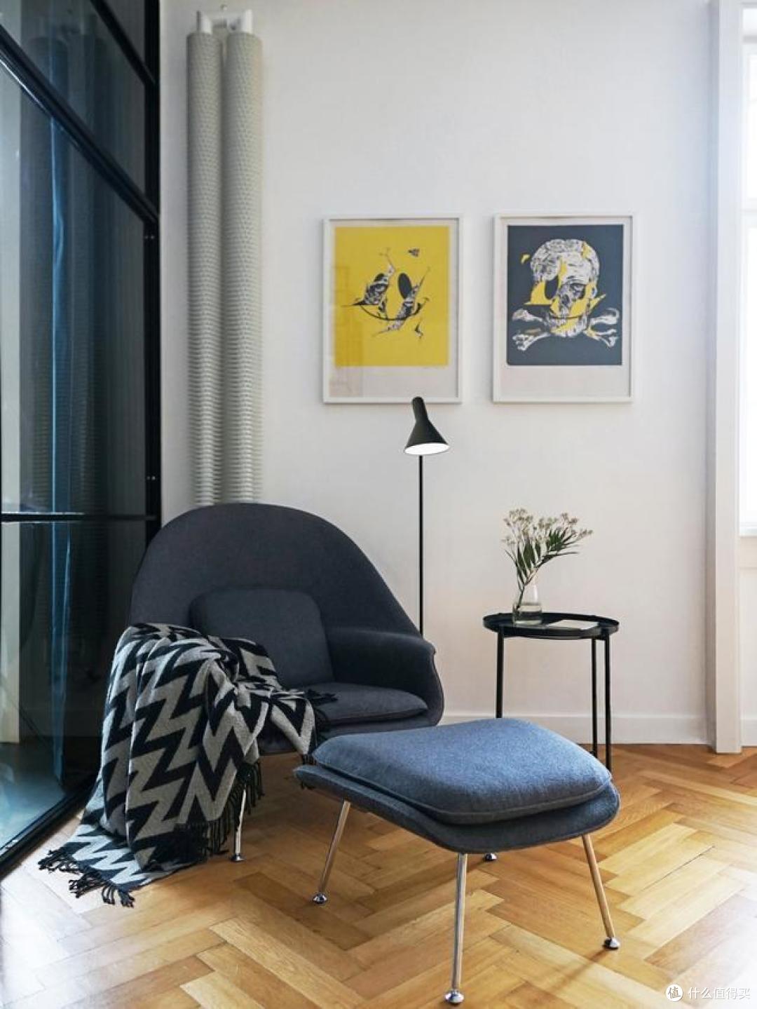 杭州一小姐姐的65㎡公寓,卧室“藏”在客厅里,全屋充满了高级感