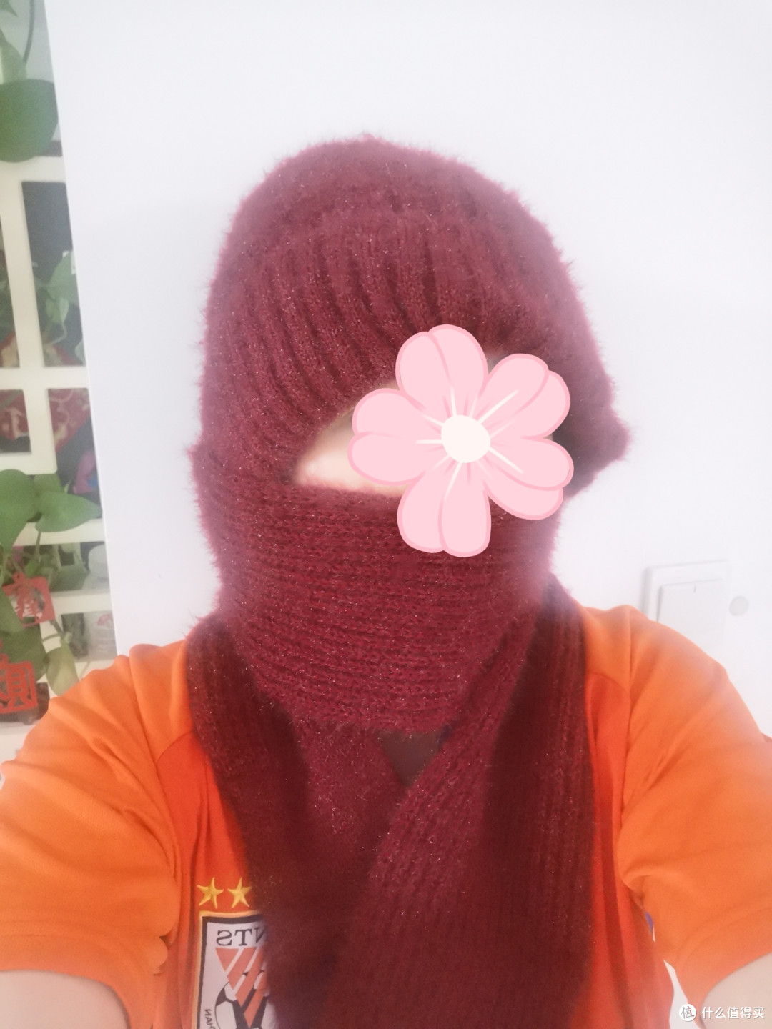 冷冬保暖好物连帽围巾加厚帽子