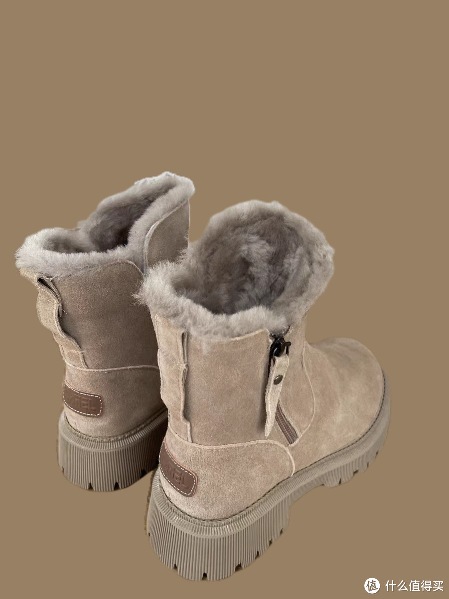 骆驼冬季雪地靴分享。