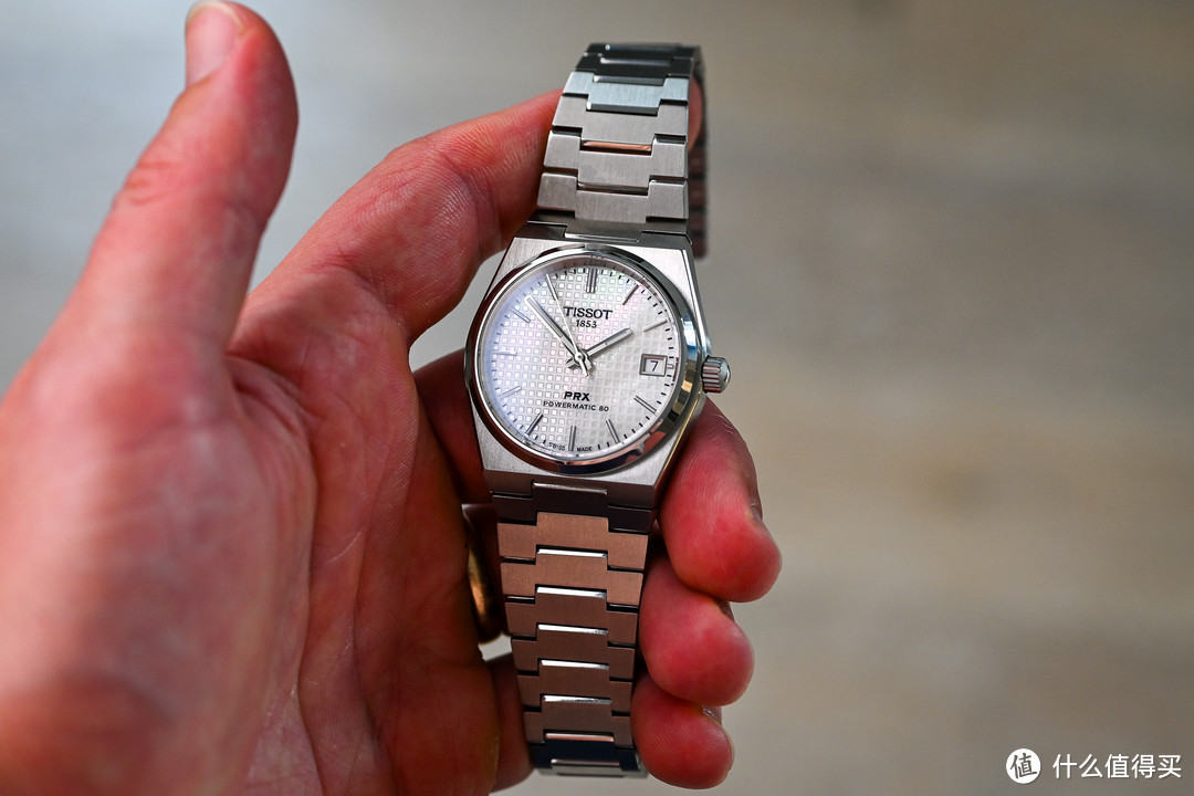 tissot prx 35mm mother of pearl