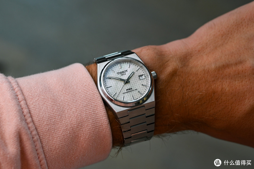 tissot prx 35mm mother of pearl dial