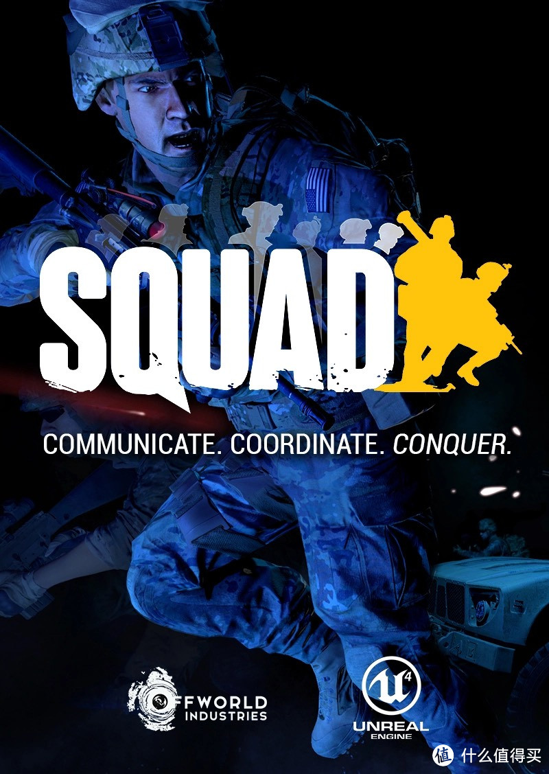 《战术小队(Squad)》是一款以50vs50在线多人第一人称射击为特点的游戏，通过战术交流与配合来呈现真实战场体验。