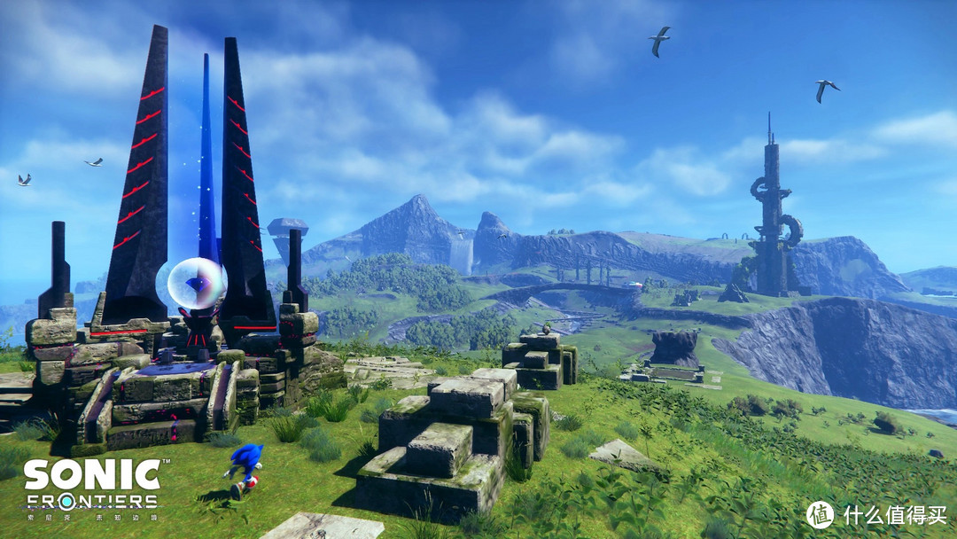 作为《索尼克》游戏系列作品之一，玩家能够操控角色索尼克以超音速动作自由驰骋在广阔的岛屿上，体验无尽纵横的全新动作冒险。