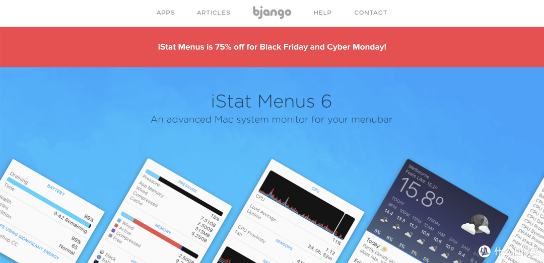 iStat Menus For Mac,黑五折扣不来一发嘛!