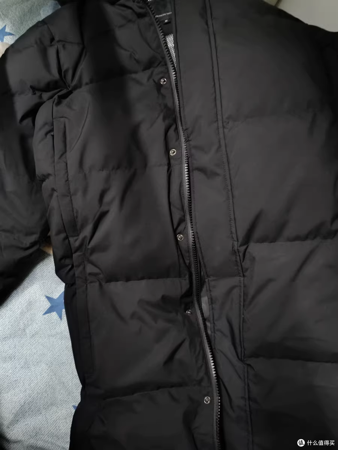 双11购后晒，连帽长款羽绒服