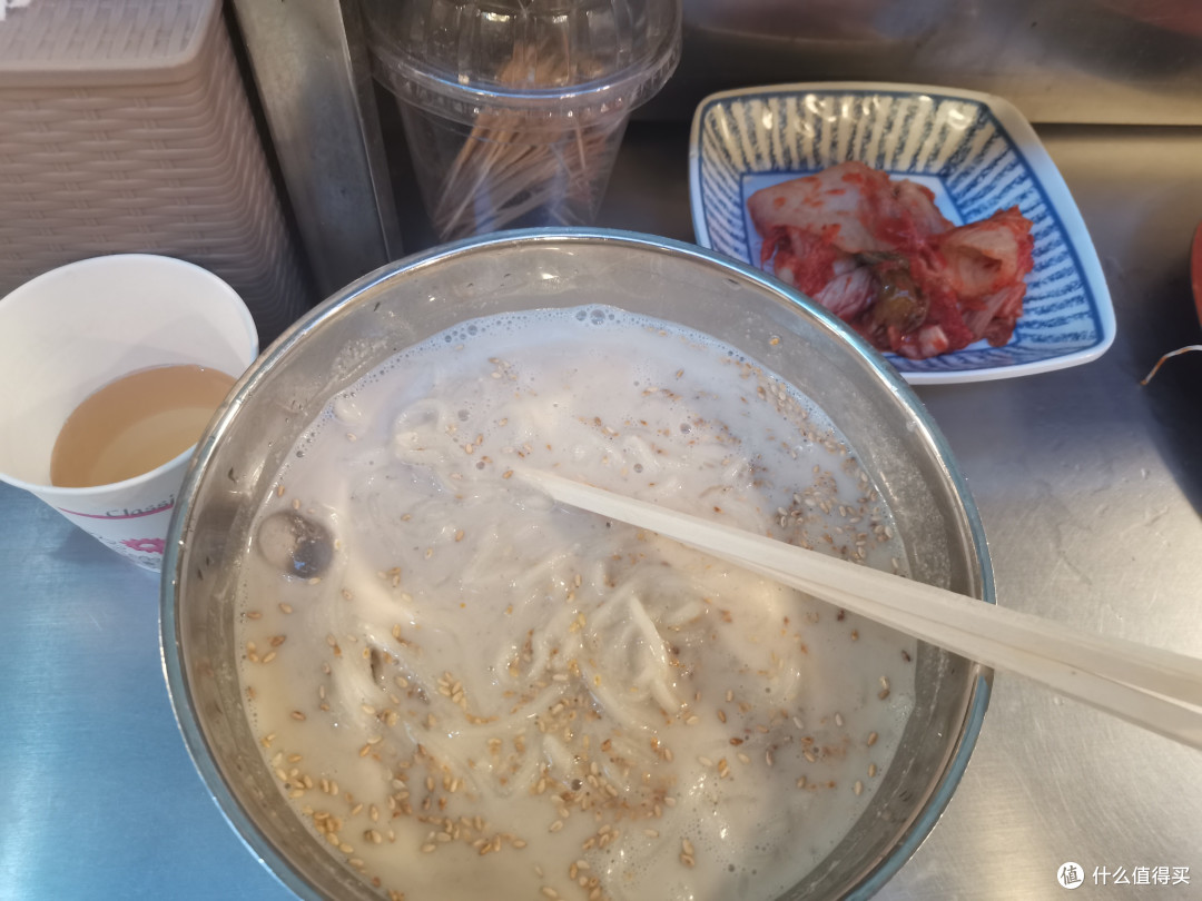 豆浆面 冰冰凉的适合夏季吃