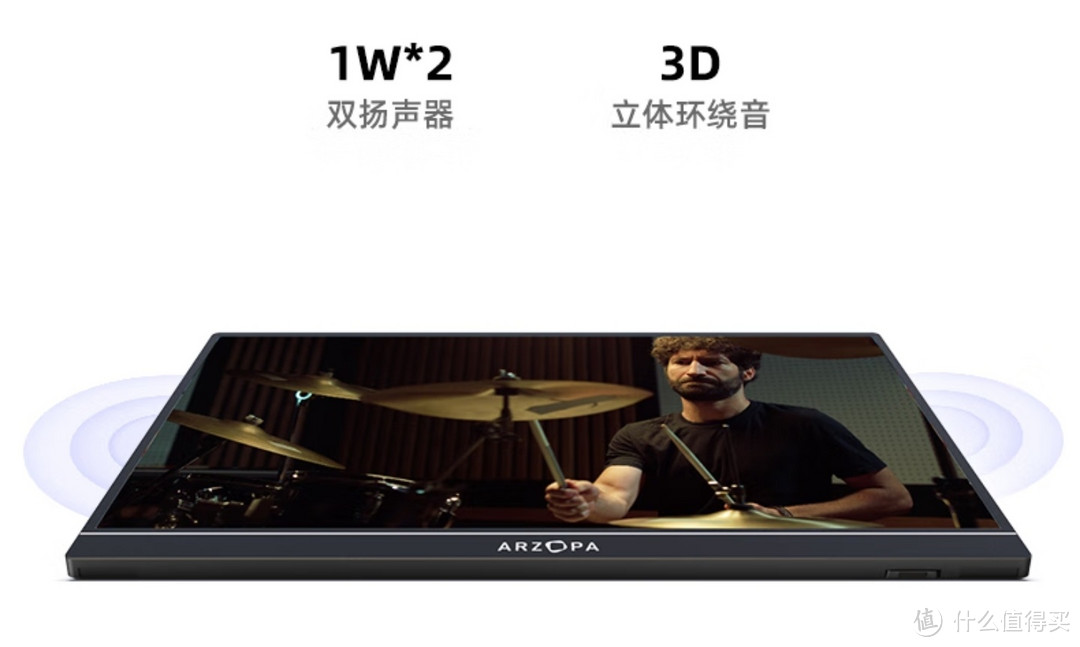 历史低价，只要488元，ARZOPA 便携显示器【原装A+屏IPS 屏，1080P，60Hz，HDR10】当初1000元买的