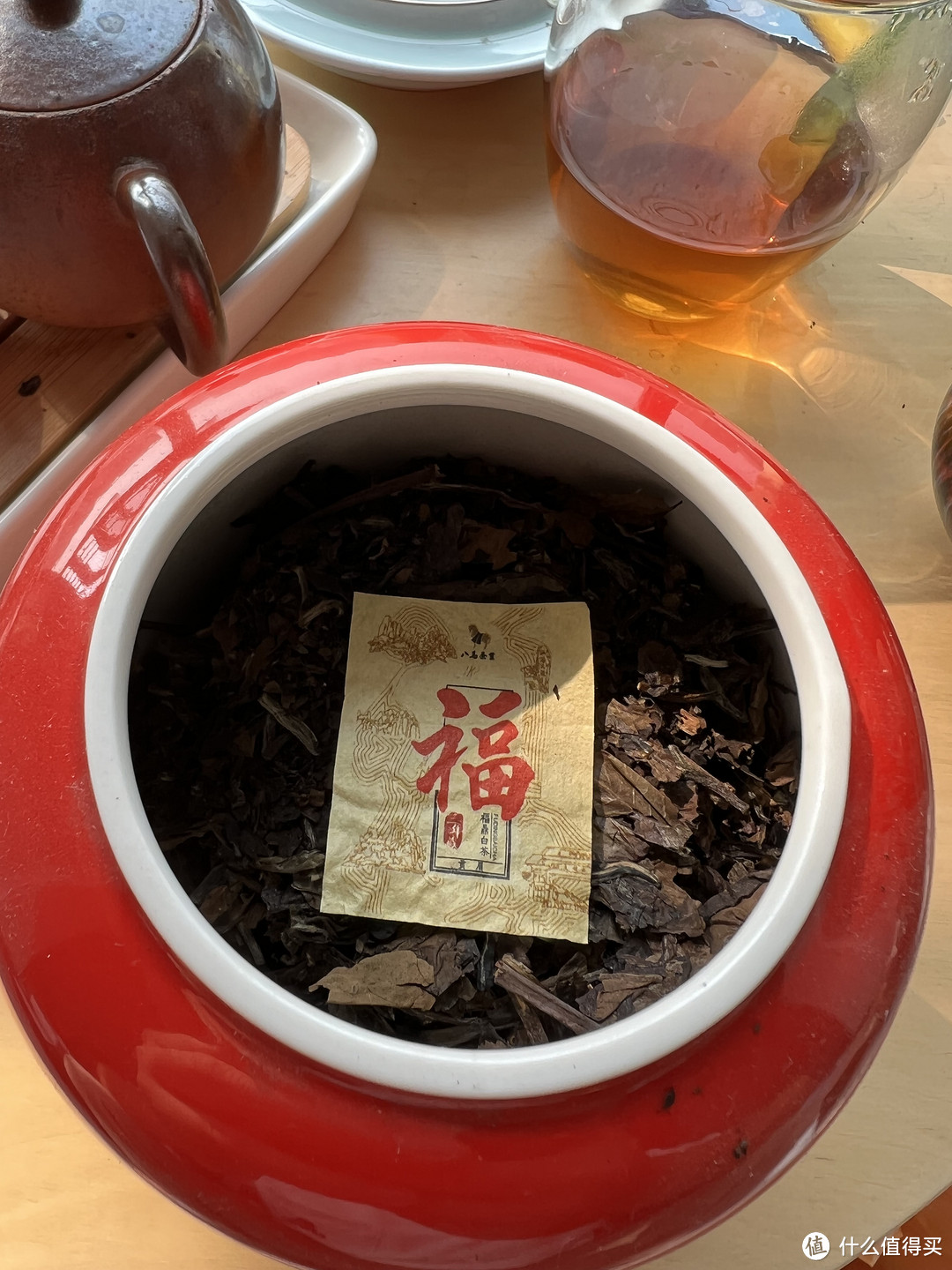 20元一饼的八马茶叶福鼎白茶100g，自己喝真香