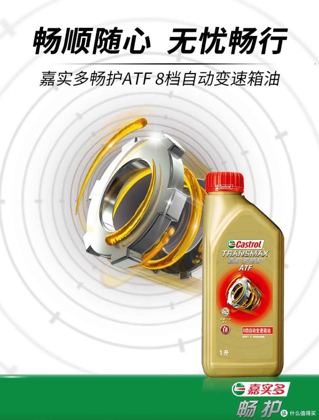 嘉实多(Castrol)畅护ATF 8档自动变速箱油1L:汽车保养的创新选择
