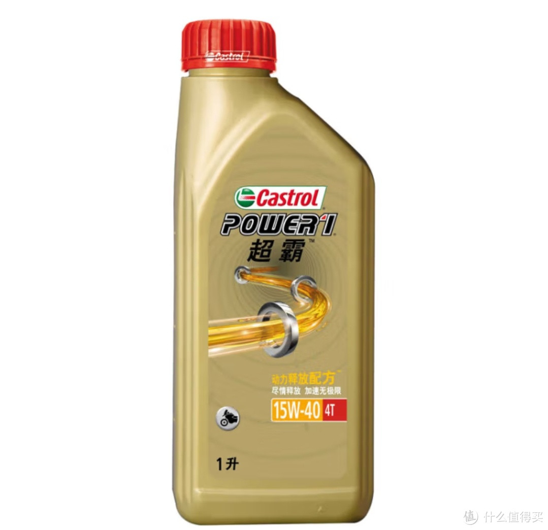 嘉实多（Castrol） 超霸四冲程摩托车机油 15W-40 4T SN级 JASO MA-2 1L~独具创新的全面保护摩托车引擎