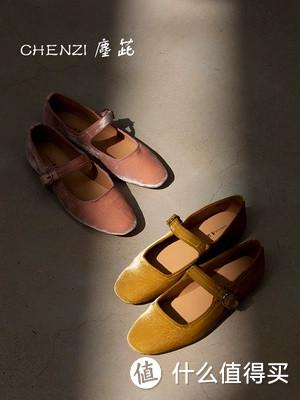 别犹豫了！赶快购买 CHENZI 塵茈限定日本真丝丝绒法式玛丽珍单鞋奶奶鞋真皮底手工鞋，成为派对的焦点!