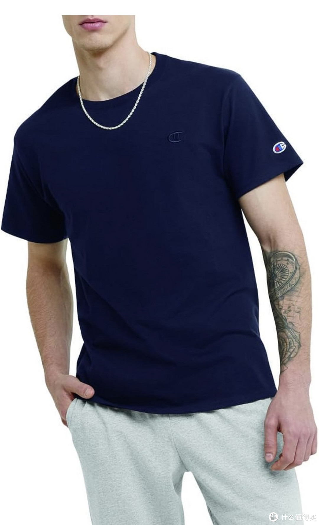 Champion 男士经典平纹针织 T 恤🐟🐟时尚、舒适与优惠的完美结合