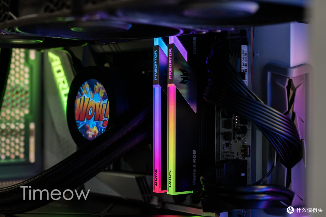 宏碁掠夺者Vesta II DDR5 RGB 7200灯条内存 小白轻松超8000MT/s 附教程和小参