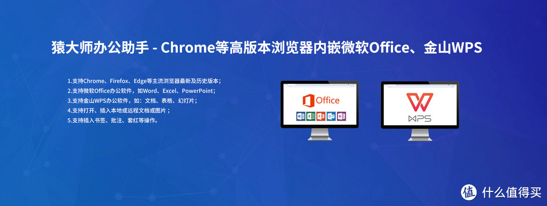 谷歌 Chrome 浏览器内直接打开编辑保存 Word、Excel、PPT 文档，可离线部署！