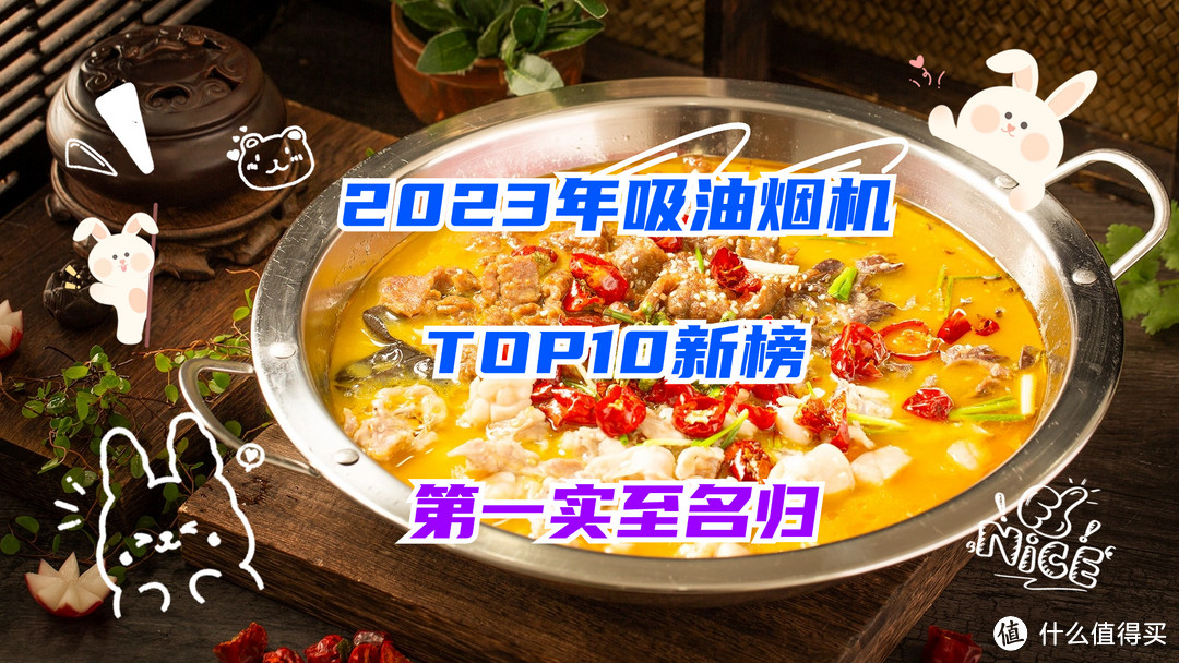 2023年吸油烟机TOP10新榜：华帝第三，西门子第五，第一实至名归