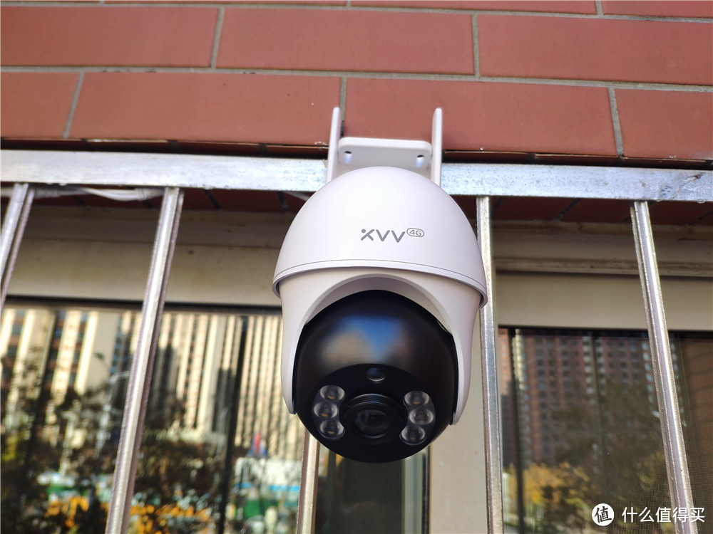 xiaovv户外云台摄像机 4G版，有电无WiFi，远程家庭看护依旧轻松