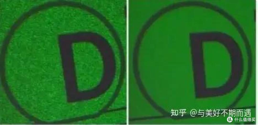 （左为散斑，右为无散斑）