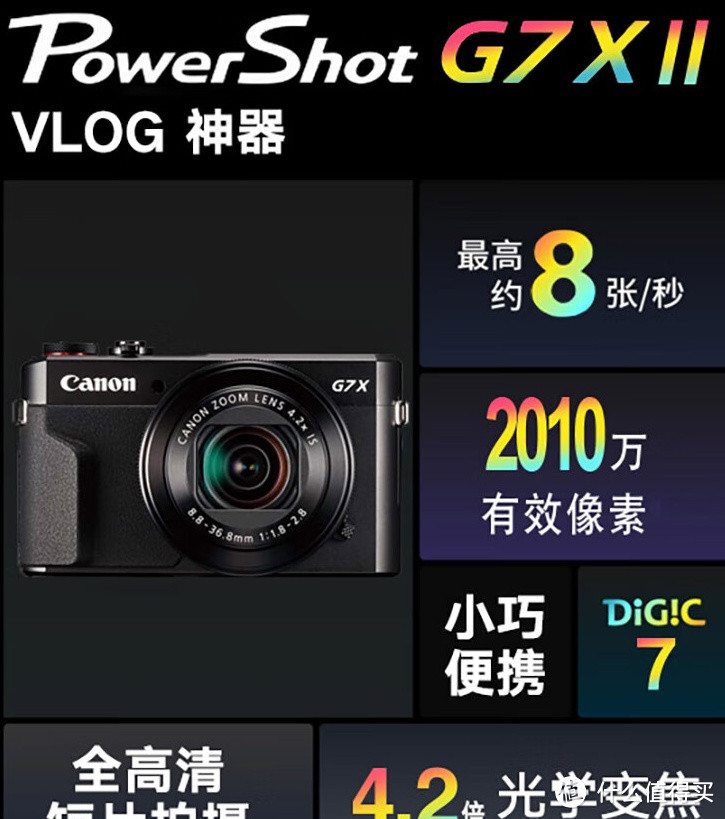 佳能PowerShot G7 X Mark II G7X2测评：高性能便携相机的完美选择