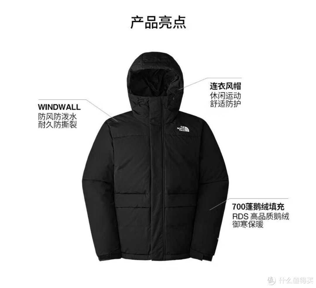 别再为了保暖而牺牲时尚了!The North Face 北面羽绒服加厚 700 蓬鹅绒外套，让你在户外也能穿出时尚!