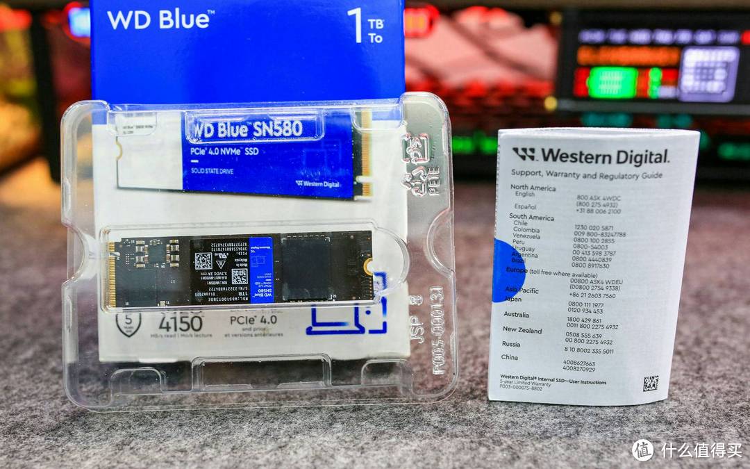 升级PCIe4.0，4150MB/s稳定可靠：西部数据 WD Blue SN580 PCIe 4.0 1TB评测
