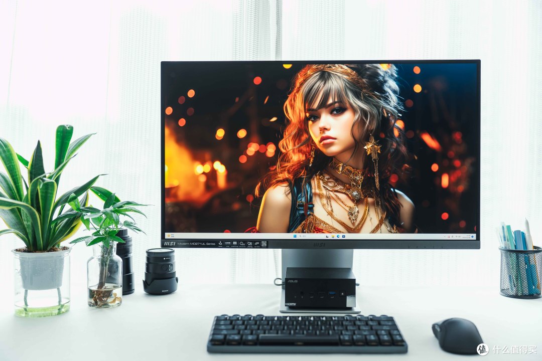 4K轻松拿捏、优雅永不过时丨微星Modern MD271UL护眼显示器