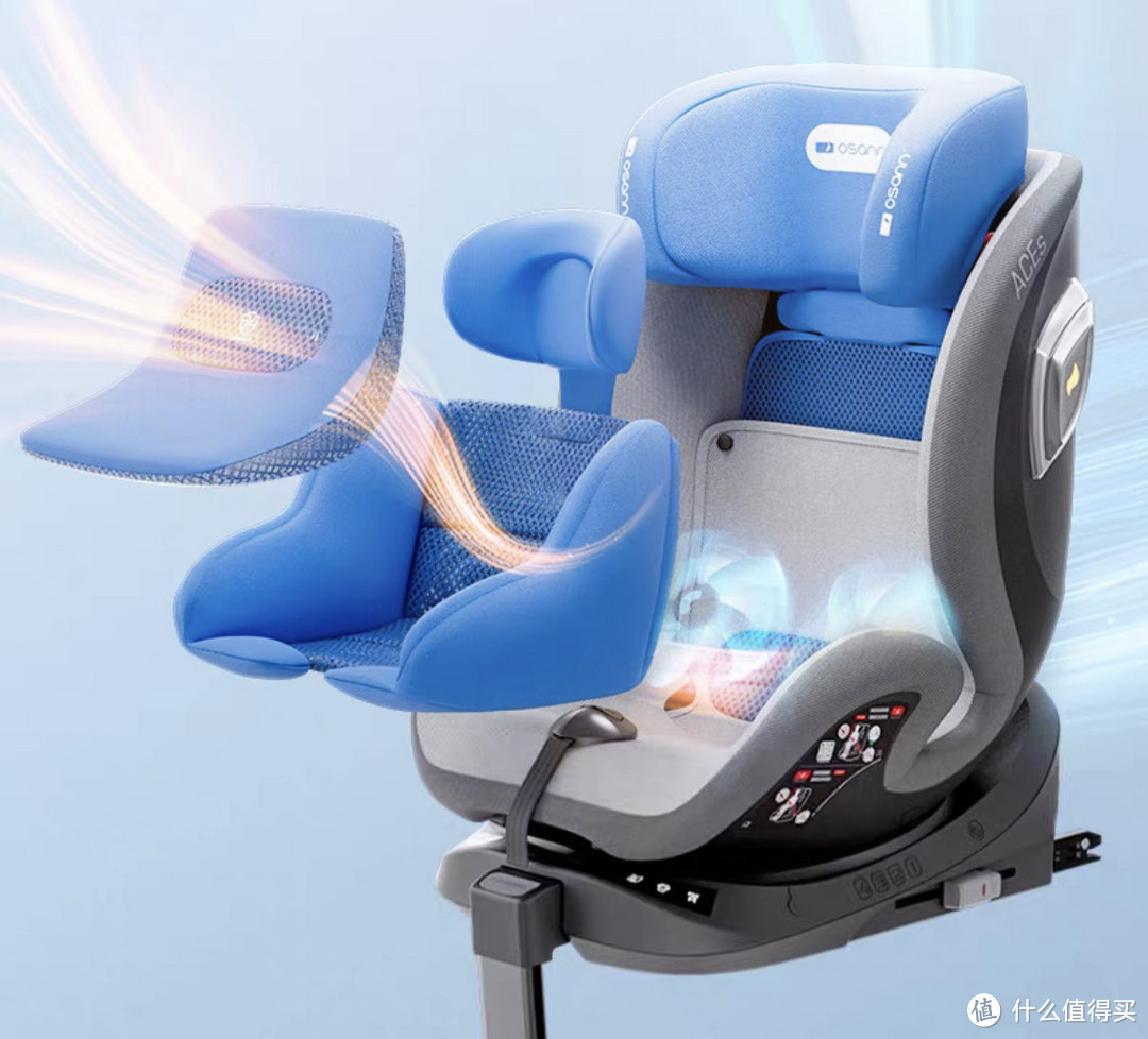 Osann欧颂星际号智能儿童安全座椅：舒适守护，从旅程开始