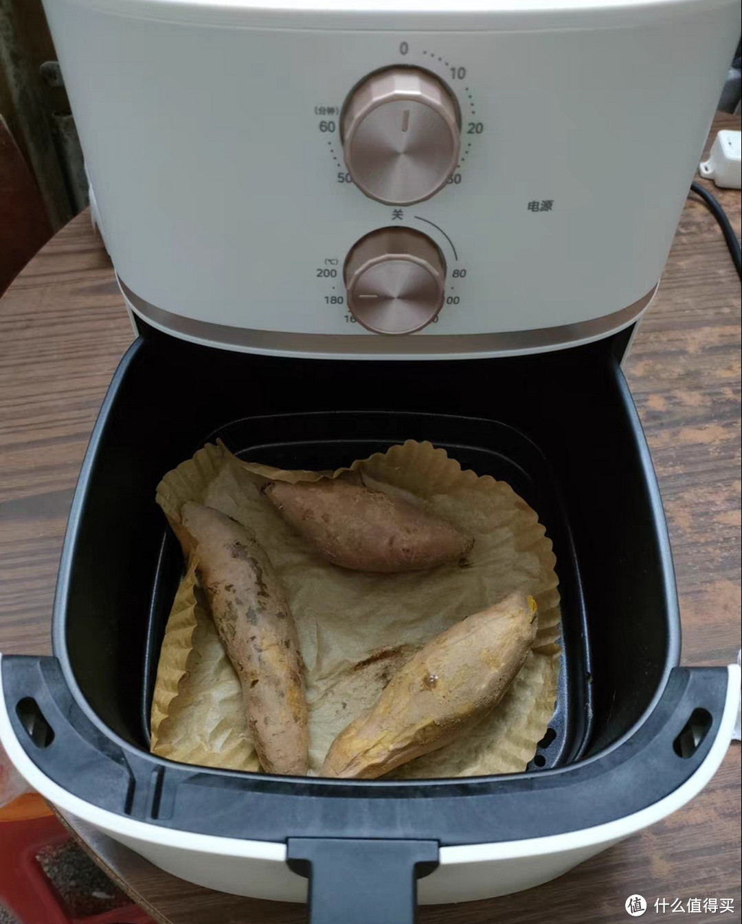 用空气炸锅做烤红薯