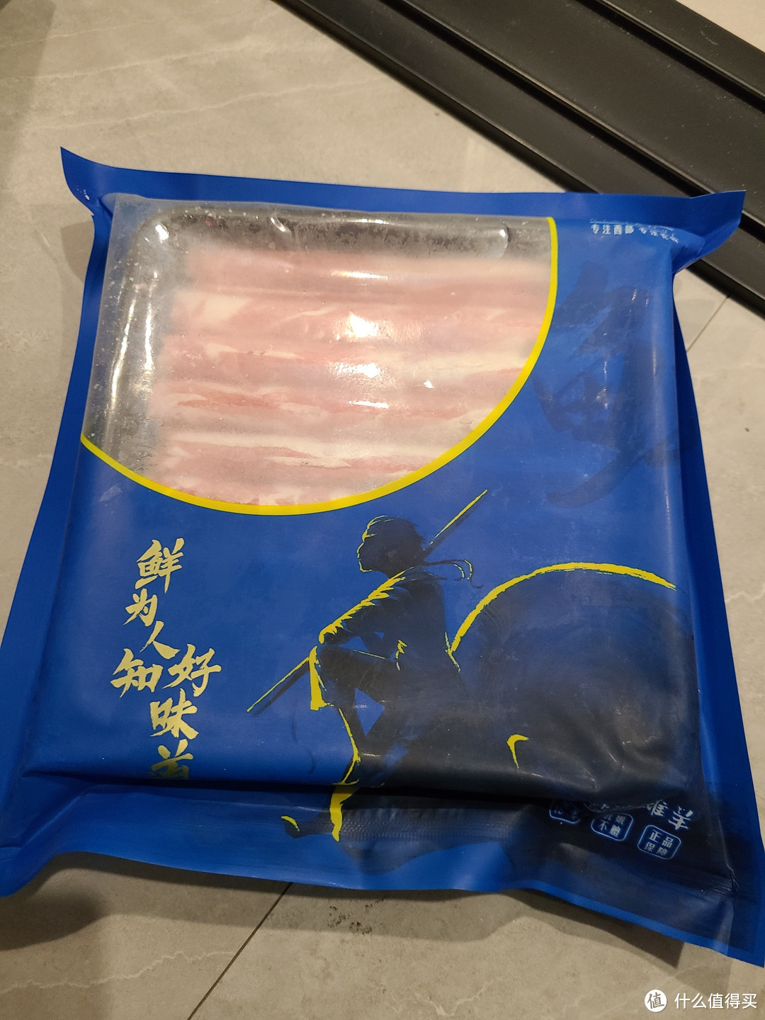 冬天涮锅必备的羊肉卷