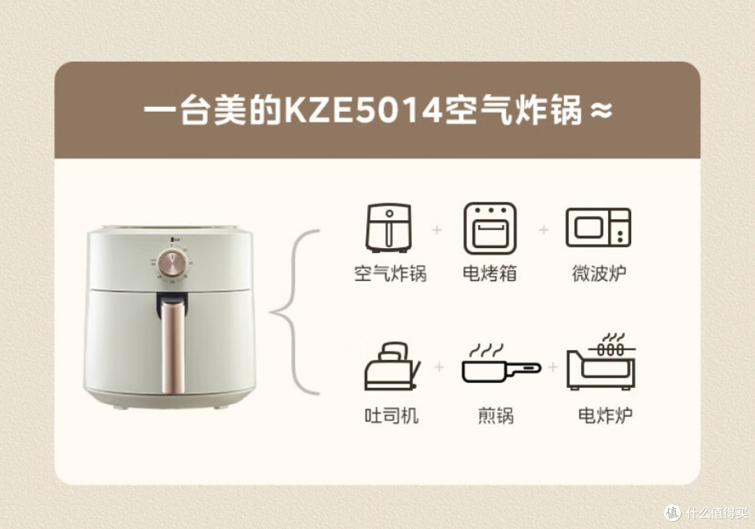 美的空气炸锅,在家轻松做出美味!