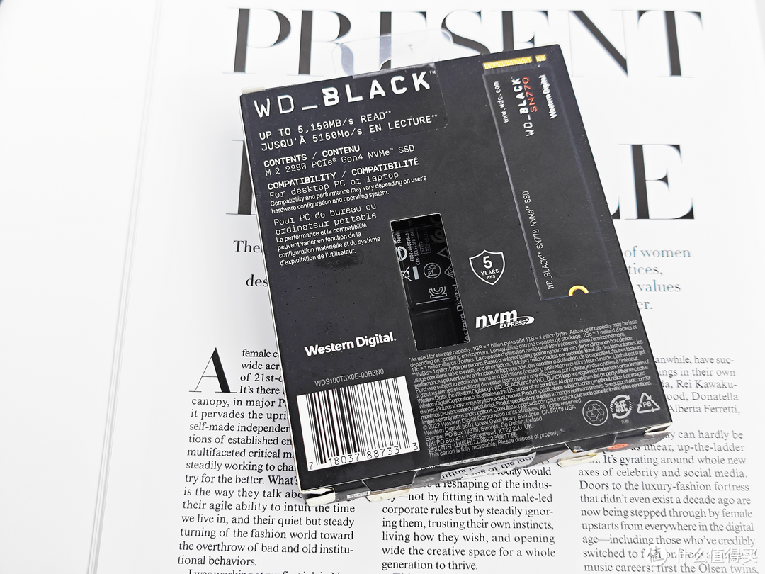 双十二入手西部数据WD_BLACK SN770固态硬盘真香，大品牌、速度快、超实惠！