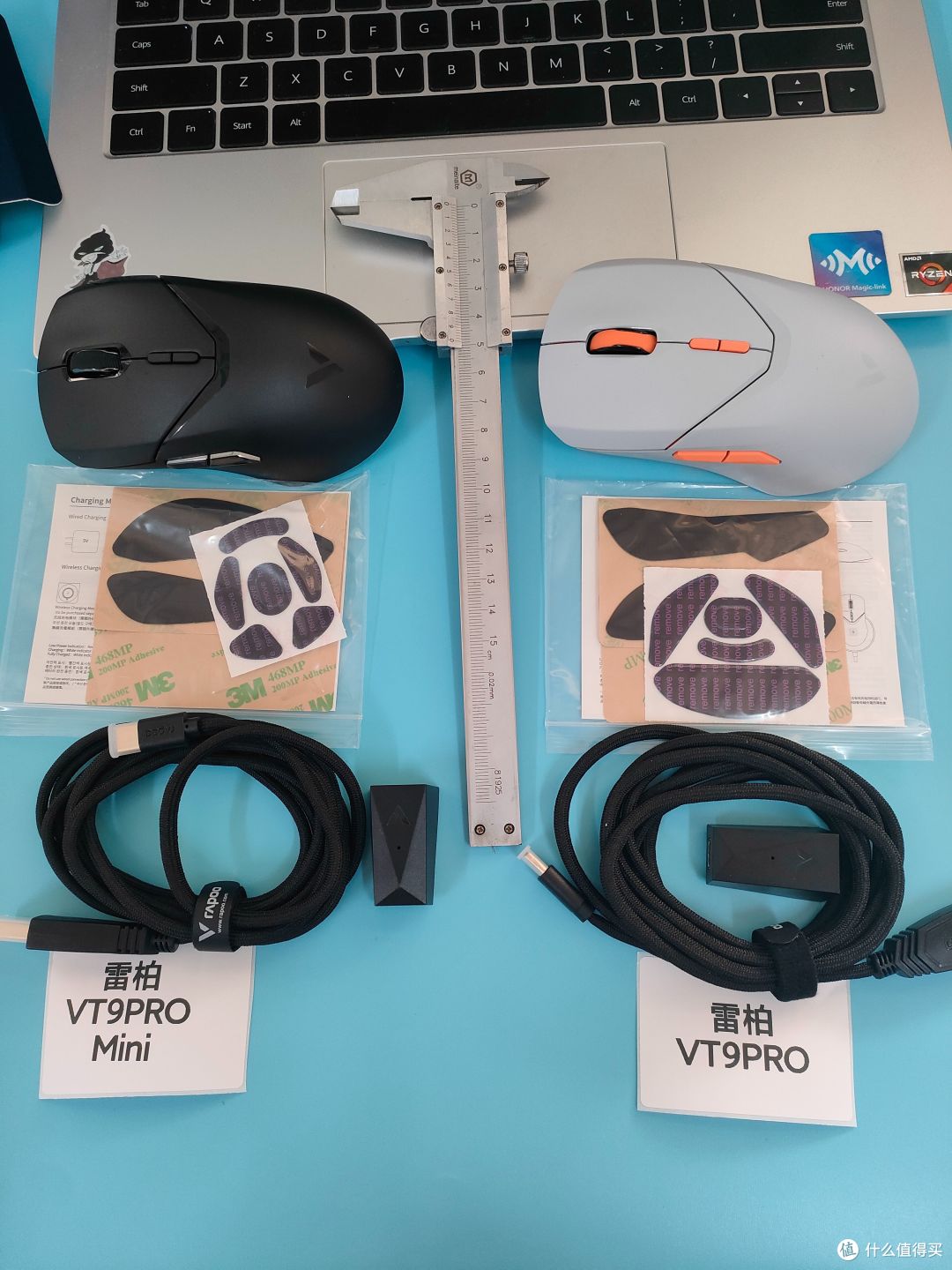 雷柏VT9PRO和VT9PRO mini对比开箱,都是800mAh和160小时续航,你更喜欢哪一个游戏鼠标?