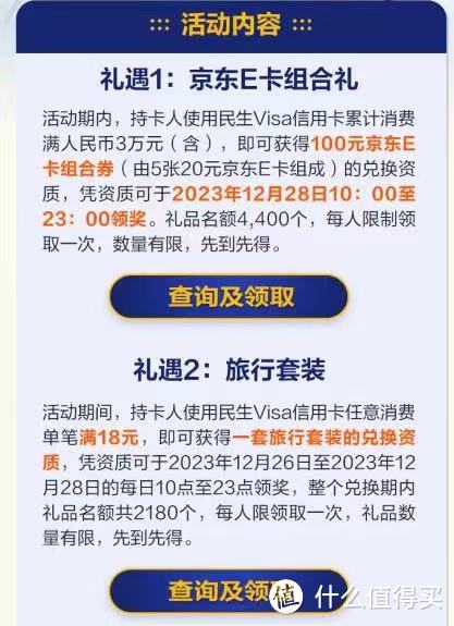 本月结束🔚，民生瓜分200W立减金，visa卡能抢百元京东E卡