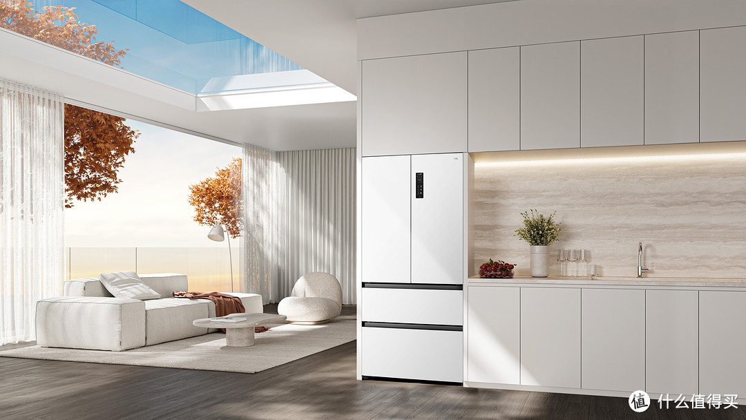 TCL超薄零嵌法式冰箱 R466T9-DQ冰箱：家居生活的新潮流