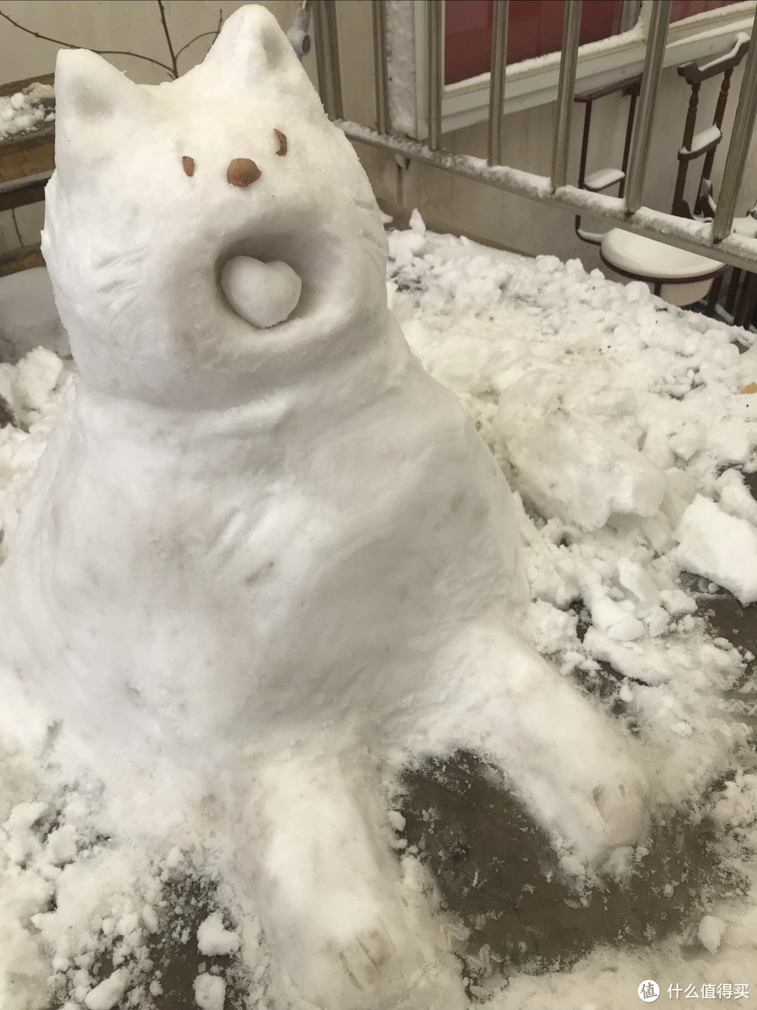 下大雪，一起来堆雪人吧