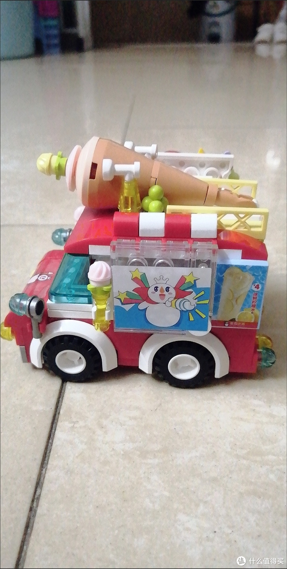 蜜雪冰城积木冰淇淋车：创意拼装，益智儿童玩具
