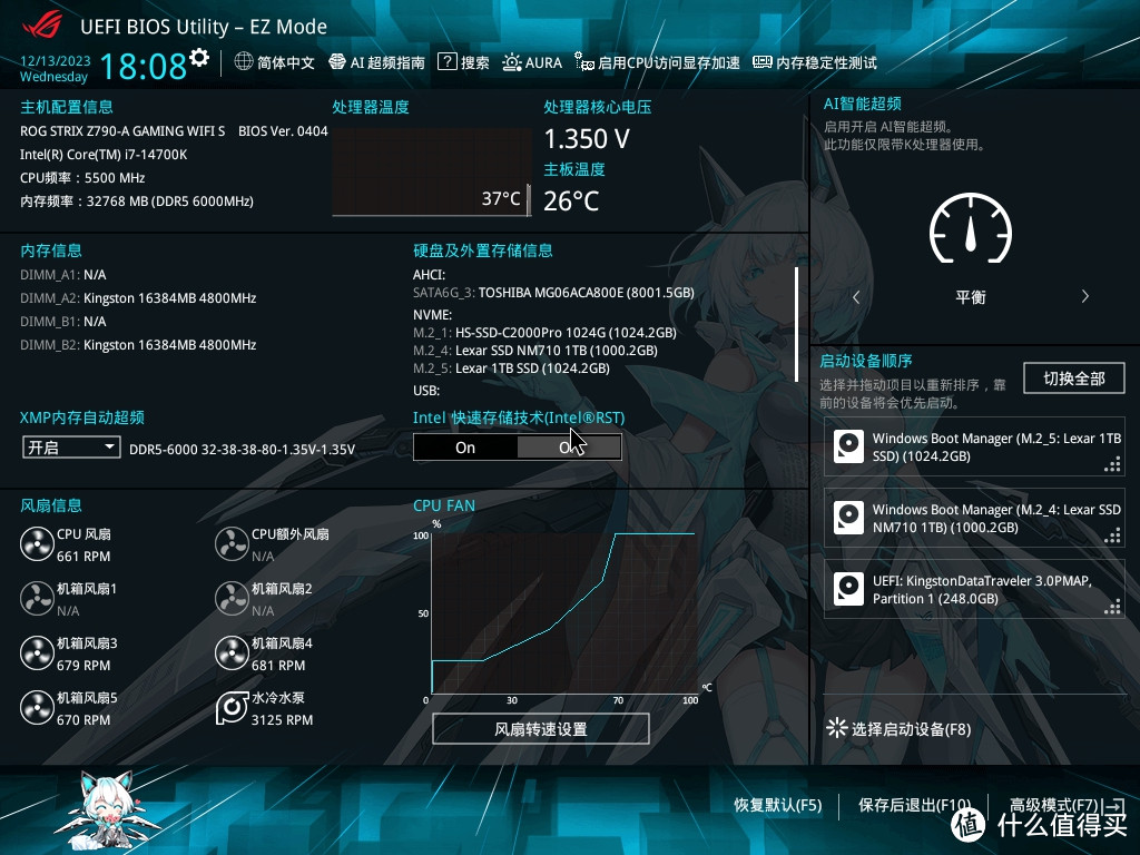 这是我最独特的海景房机箱！14700K + Z790 吹雪 S + RTX4070Ti 欧泊白 + 白色 DLC 套件的海景房主机