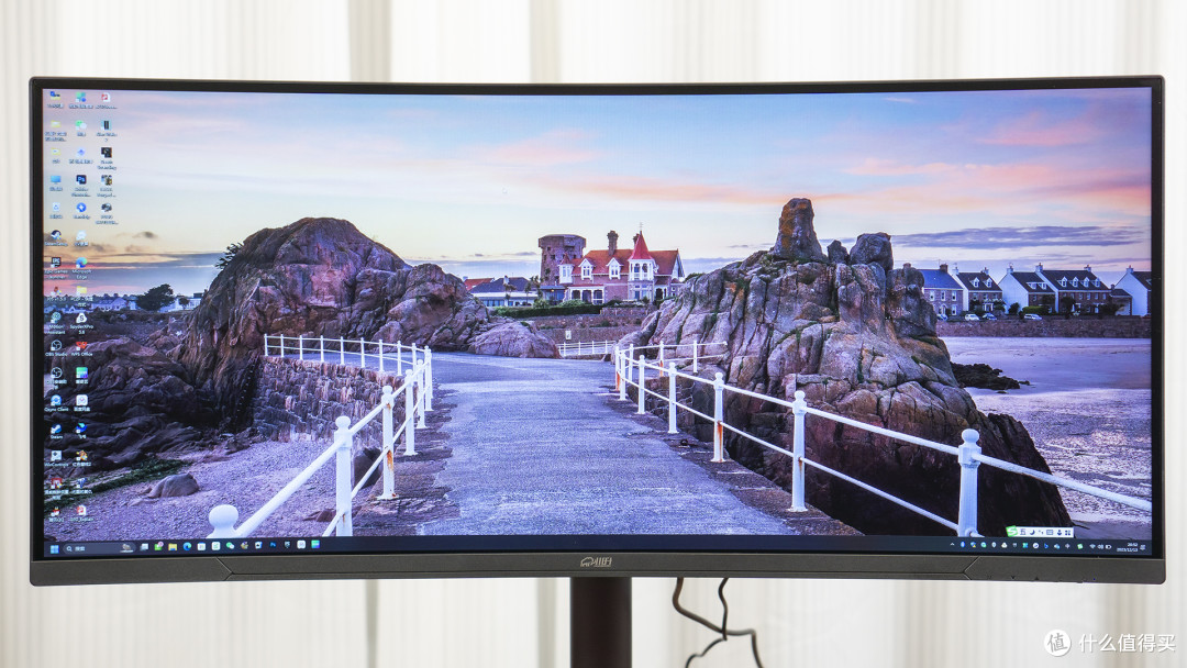 国货显示器有多能打?34寸带鱼屏、准4K、10Bit、坏点包赔,千元售价!川升CS385F开箱及试用体验分享!